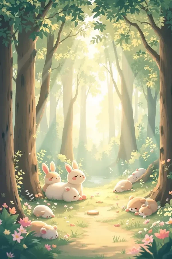 森林里的温柔时光 - 天狼影院宁静治愈动漫封面